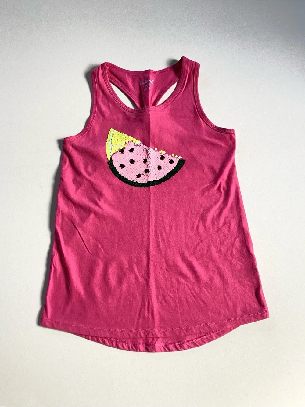 Cat & Jack Metallic Sequin Fruit Tank Top Bundle